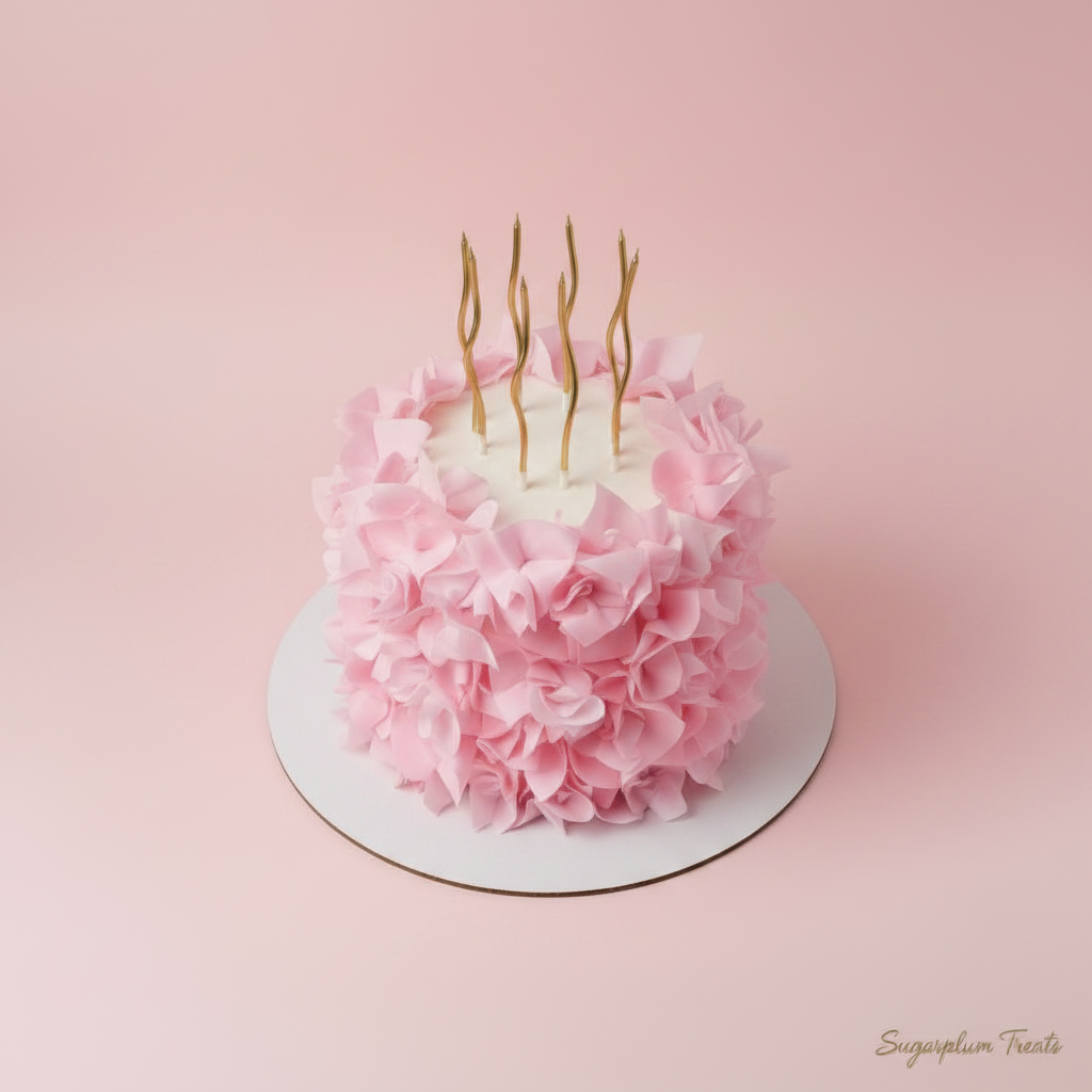 Blush Pink Cake - Board No Stand 2